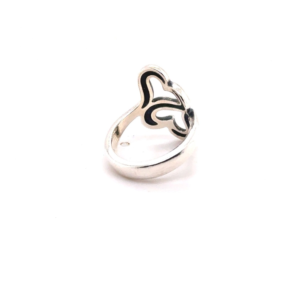 James Avery Heart to Heart Ring Sterling Silver 925 Size 5.5 - Picture 8 of 9